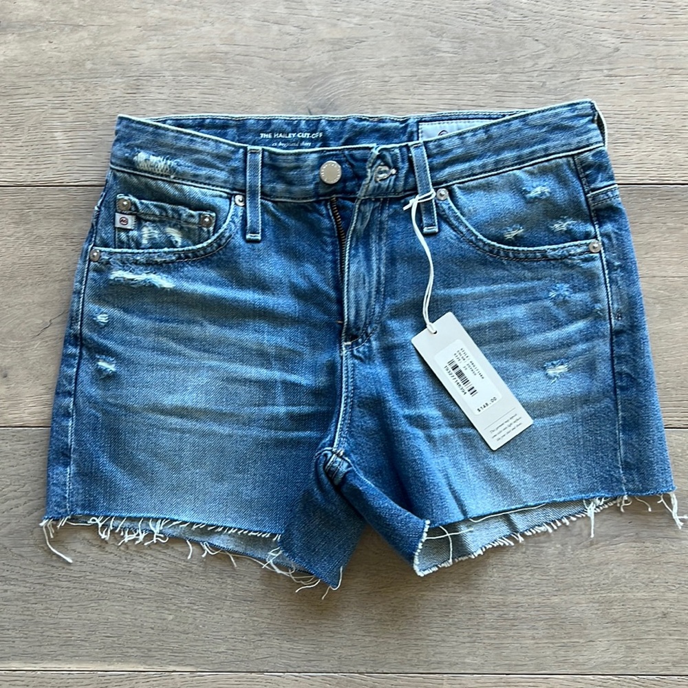 AG Hailey cut off denim shorts NWT 25